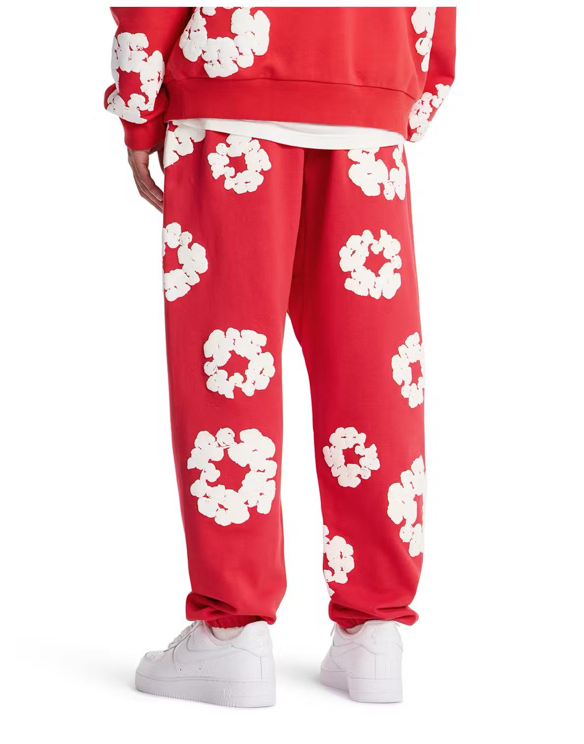 Denim Tears The Cotton Wreath Sweatpants - Red