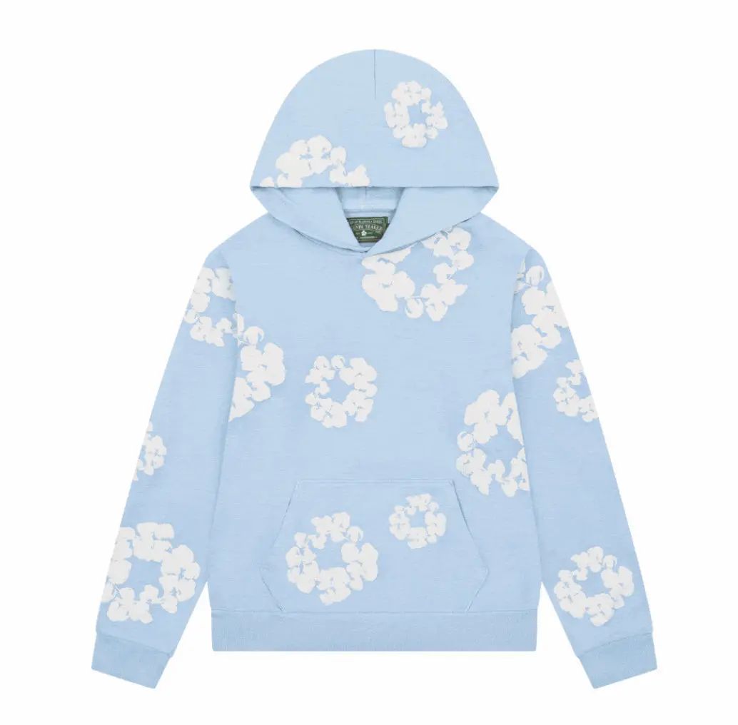 Denim Tears The Cotton Wreath Sweatshirt - Sky Blue