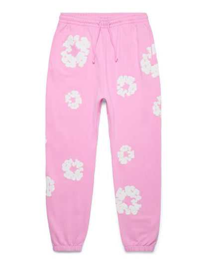 Denim Tears The Cotton Wreath Sweatpants - Pink