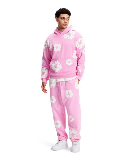 Denim Tears The Cotton Wreath Sweatpants - Pink