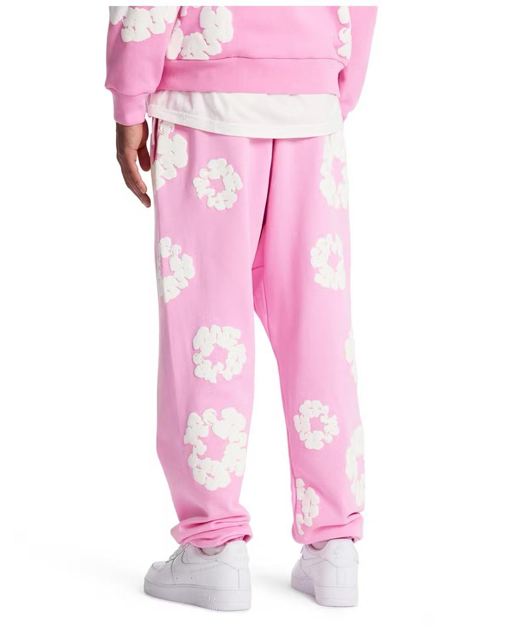 Denim Tears The Cotton Wreath Sweatpants - Pink