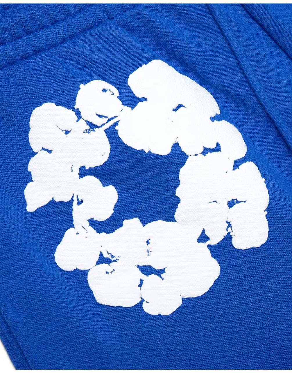 Denim Tears The Cotton Wreath Sweatpants - Blue