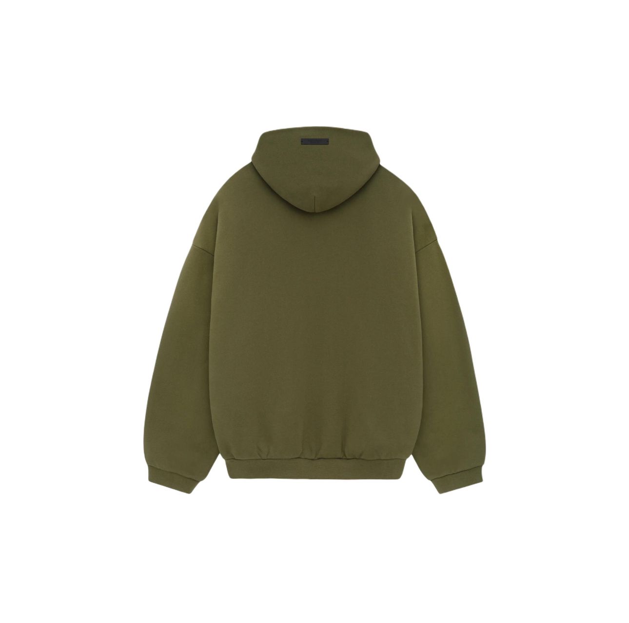 Fear of God State Essentials Hoodie - Army Green - White Print