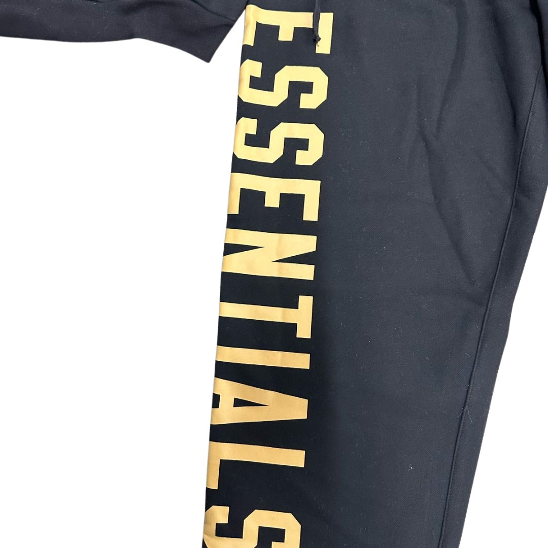 Fear of God State Essentials Sweat Suit - Black Yellow Print