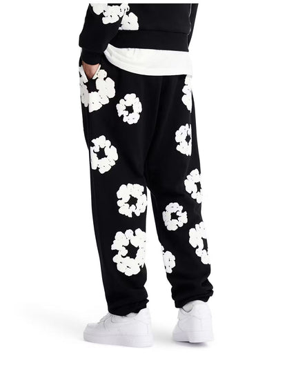 Denim Tears The Cotton Wreath Sweatpants - Black