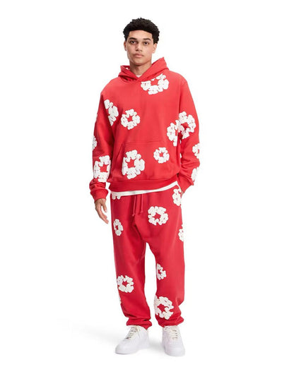 Denim Tears The Cotton Wreath Sweatshirt - Red